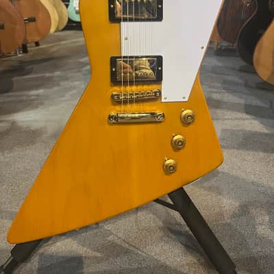 Epiphone '58 Korina Explorer - Aged Natural (White Pickguard) image 2