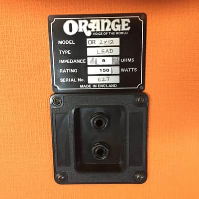 1995 Orange - OR 2x12 Lead Box - ID 5919 image 10