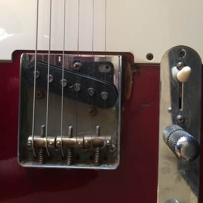 GJ2 Hellhound Sugar Pine Heavy Relic 2015 Trans Vintage Red custom shop telecaster image 16