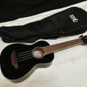 LUNA Uke BASS 4-string electric ukulele BASS Gloss Black NEW - w/ GIG BAG