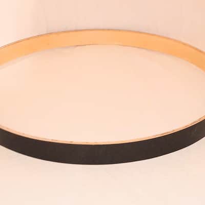 UNMARKED 22" (DIAMETER) BASS DRUM HOOP  - BLACK GALAXY WRAP - FREE SHIP TO C-USA image 2