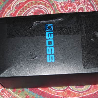 used condition Boss EMPTY BOX for TU-3 Chromatic Tuner (NO pedal / NO paperwork) specifically from 2015 (but can be home for other year TU-3 pedal) - Black Box with blue & white graphic image 4