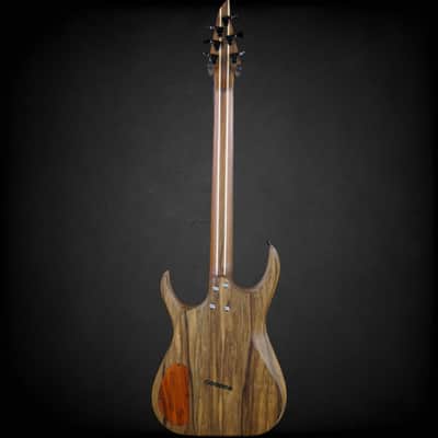 Skervesen Mirage 6FF Custom Multi-Scale - ATLAS pickups - Black Limba HH w/Bag image 9
