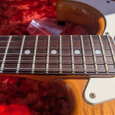Fender STR-1150 LSM Stratocaster Solid Flame Maple Body 90s Lace Sensor Made in Japan image 5
