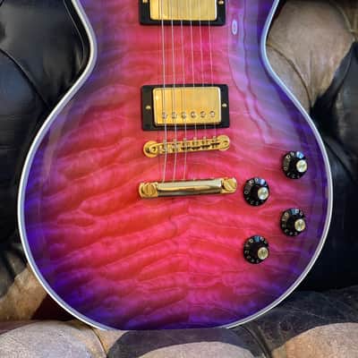Gibson Custom Shop 1968 Les Paul Custom 7A Quilted Top Japanese Anniversary Order Nr MInt image 2