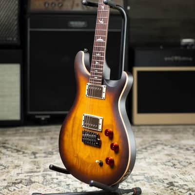PRS SE Limited Edition David Grissom Exotic Burl Top Electric Guitar - McCarty Tobacco Sunburst with Gig Bag image 11