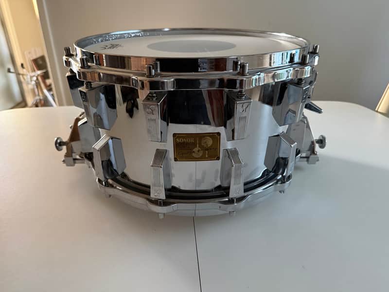 Sonor Signature Series Horst Link HLD-588 8x14 Snare Drum - Ferromanganese Steel image 1