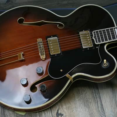 Super Clean! Epiphone Emperor T Thinline 1982 Vintage Sunburst Matsumoku ES-335 Semi Hollow image 2