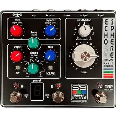 Surreal Audio Echo Sphere Analog BBD Delay Pedal image 1