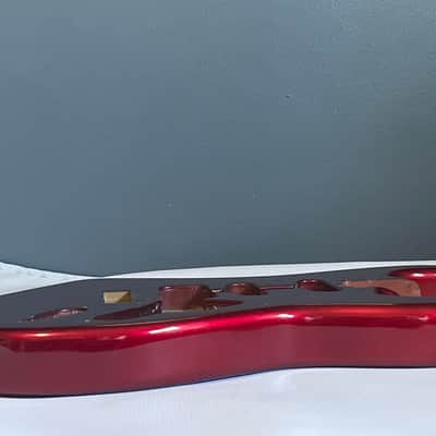 1984 Kramer USA Pacer Deluxe C Series Plate Candy Apple Red Guitar Body Floyd Ready image 21
