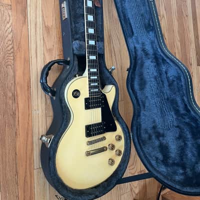 1980s Burny RLC-60 Single cut Aged White – Made in Japan image 11
