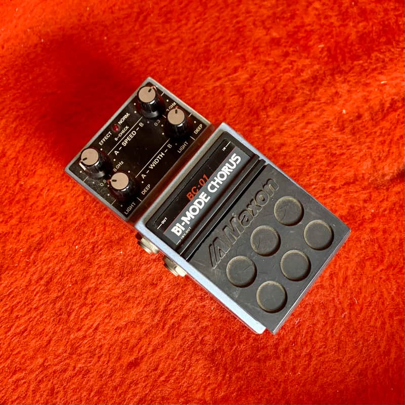 【動作品】Maxon BC-01 BI-MODE CHORUS Maxon BC-01 Bi-Mode stereo analog chorus pedal 1980's original