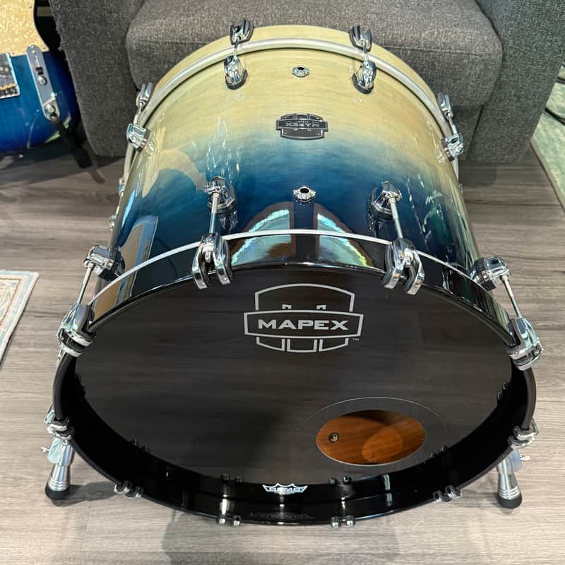 Mapex Saturn (2020) 20" x 16" Kick Drum - Teal Blue Fade 2020 - Teal Blue Fade image 1