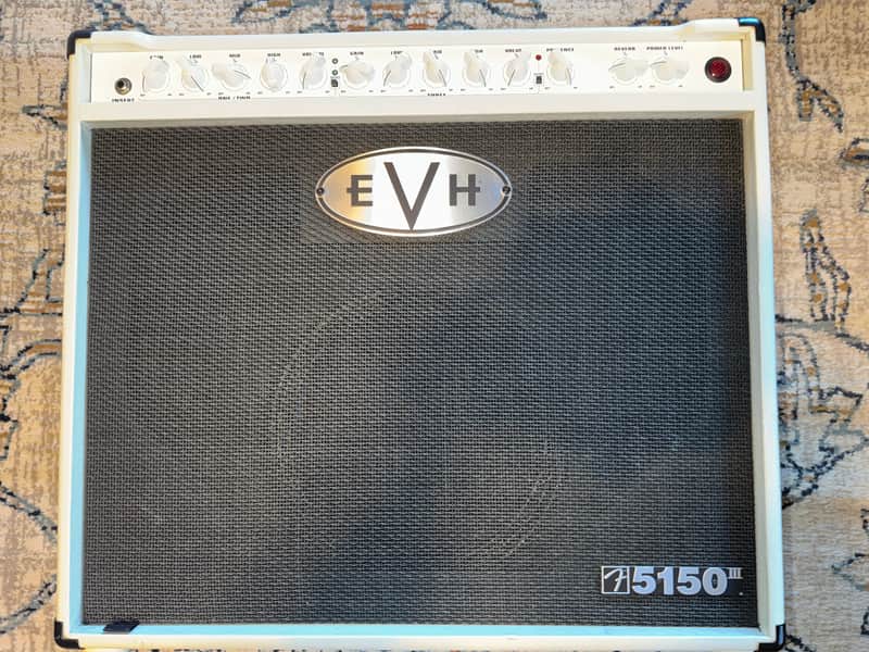 EVH 5150 III 6L6 3-Channel 50-Watt 1x12" Guitar Combo Ivory - Early Faceplate, Near Mint, Extremely Low Hours image 1