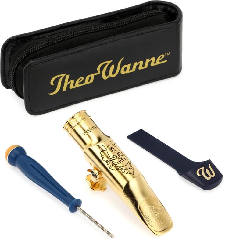 Theo Wanne Brahma Tenor Saxophone Mouthpiece - 8* Gold Plated image 1