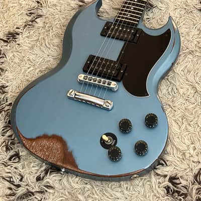 1980 Gibson Firebrand "THE SG" Deluxe Pelham Blue image 3