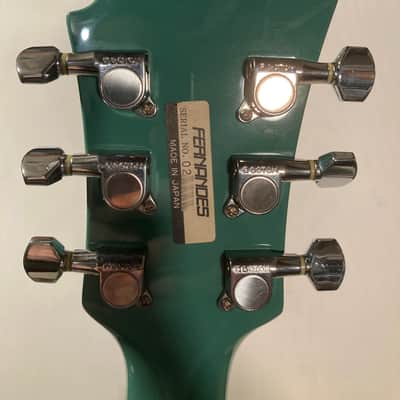Fernandes H-65 (Vertigo) first series, Made in Japan 1994 - turqoise image 16