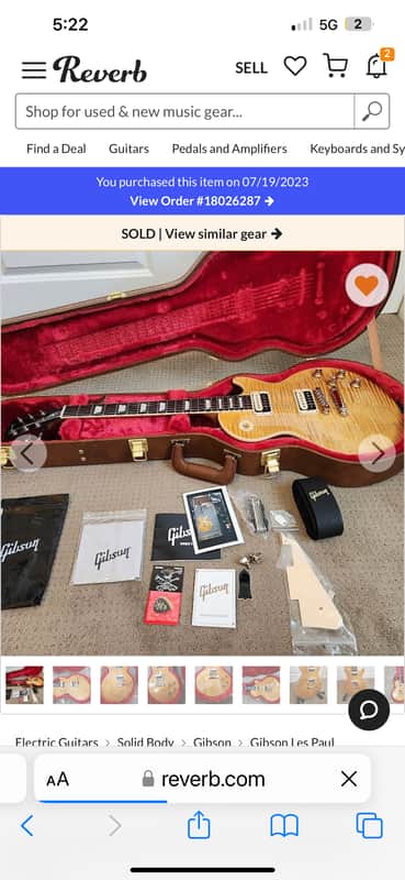 Gibson Slash Collection Les Paul Standard 2020 - Present Appetite Burst image 1