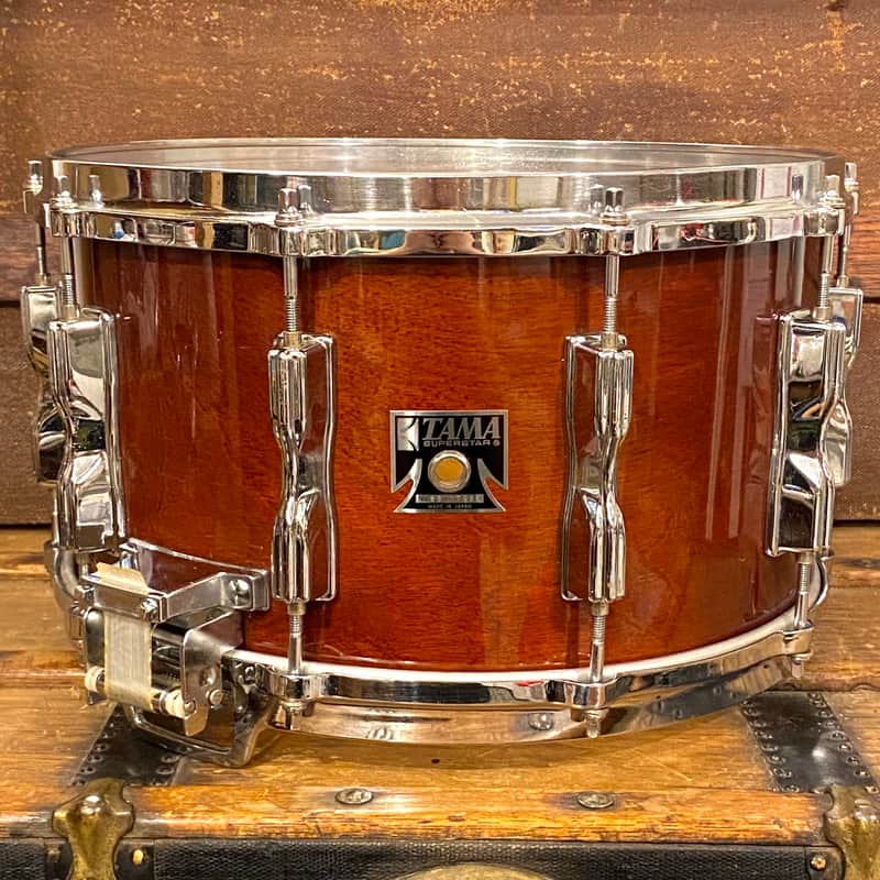 Tama Vintage 1980s AW458 Superstar Mastercraft 8x14 Birch Snare Drum - Super Mahogany Finish - Very Good Condition - We Ship Fast! image 1