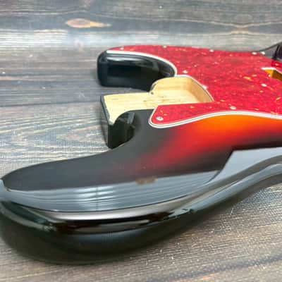 1997-99 Fender Japan JB62-US Jazz Bass Body Alder Sunburst MIJ Excellent+ image 9
