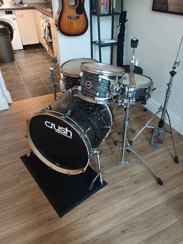 Crush drum kit Sublime AMX (US import) Sublime AMX 2015 - Black Matt satin image 1