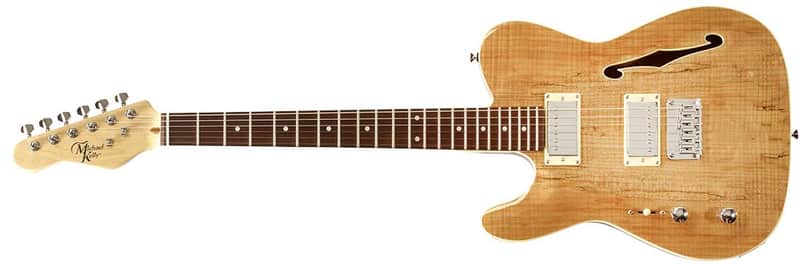 Michael Kelly - 59 THINLINE LEFTY - Spalted Maple - per mancini image 1