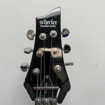 Used Schecter Diamond Series Omen 6 FR Electric Guitar Gloss Black Floyd Rose Special Locking Nut image 3