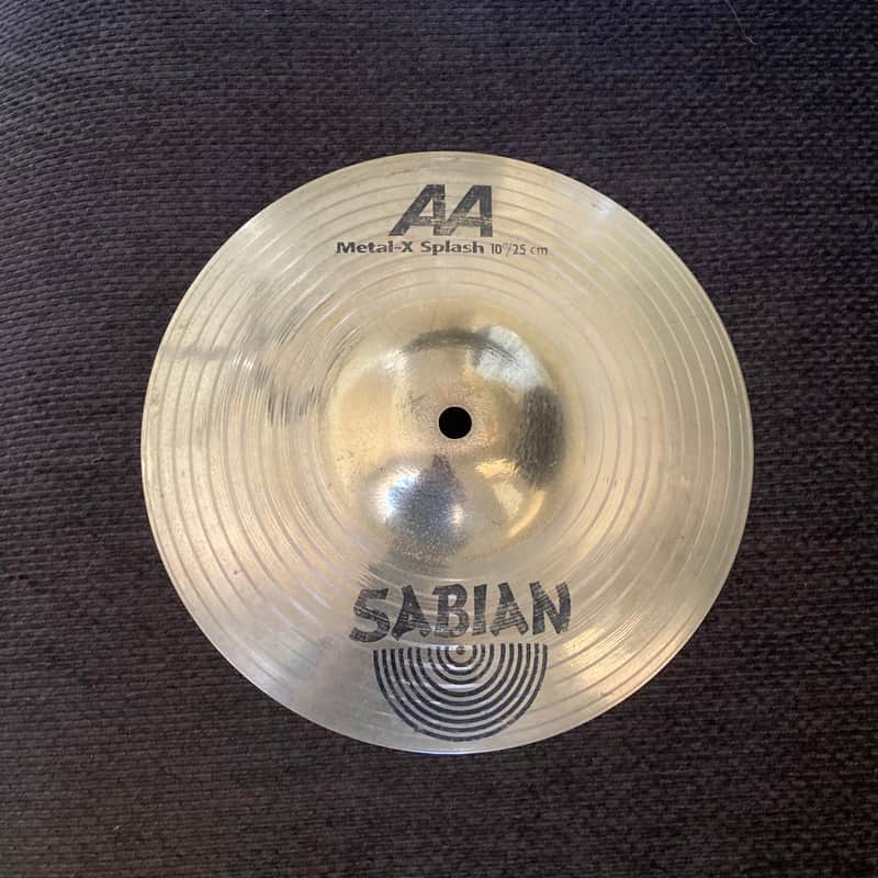 Sabian 10" AA Metal-X Splash Cymbal 2006 - 2010 - Brilliant image 1