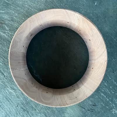 JDS Extra Thick Walnut/Padauk Stave Snare Shell 13 X 6 image 5