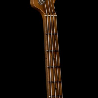 Fender Custom Shop Empire 58 Precision Bass Heavy Relic - Faded Aged Charcoal Frost Metallic #91085 image 14