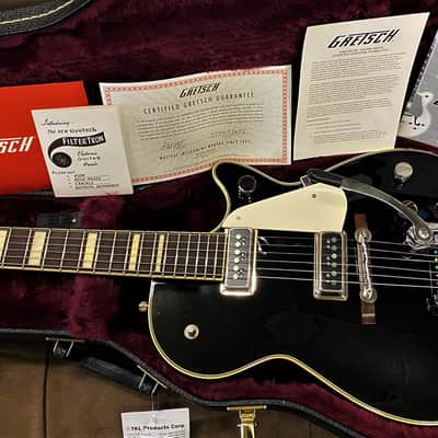 Gretsch G6128T-53 Vintage Select ’53 Duo Jet with Bigsby,TV Jones, 1953 Black image 4