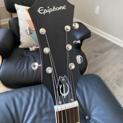 Epiphone Casino Worn (CME Limited Edition Sunrise Orange) 5.9. lbs image 7