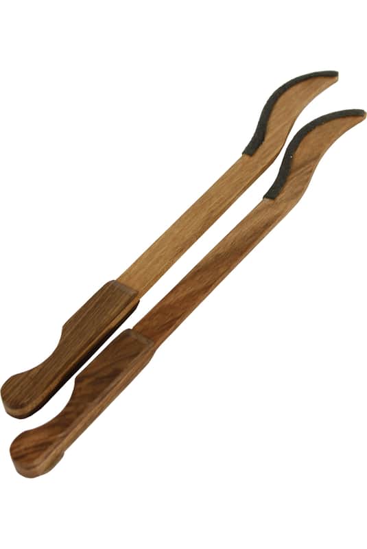 Roosebeck Dulcimer Hammers Solid Walnut Leather Padded Design Set of 2 image 1