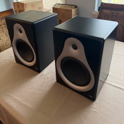 M-Audio DSM2 Bi-Amplified Reference Monitors - Pair - Excellent Condition with Original Boxes 2008-2014 - Black image 1