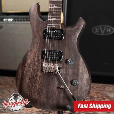 PRS SE CE 24 Satin Electric Guitar - Charcoal with Gig Bag image 1