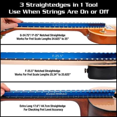 Music Nomad MN821 Dual Notched and Precision Straightedge image 2