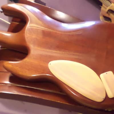 private stock 4  bass,handbuilt ,preorder of slab/neck thru   goregeous style of slim  jazz bass image 3