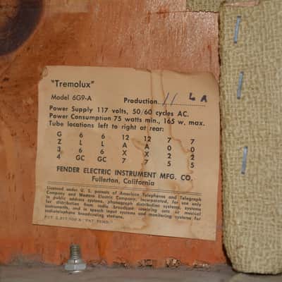 Fender Tremolux 1962 Blonde image 21