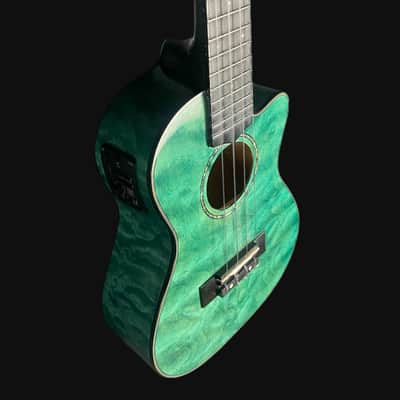 Tanglewood TWT23E Concert Ukulele in Tahitian Coral Gloss image 2