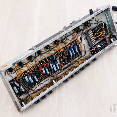 Immagine 1962 Fender Vibrasonic Brown Panel Vintage Tube Amp 1x15 JBL D130F w/ Ftsw & Victoria Cover, Rare Export Model - 12