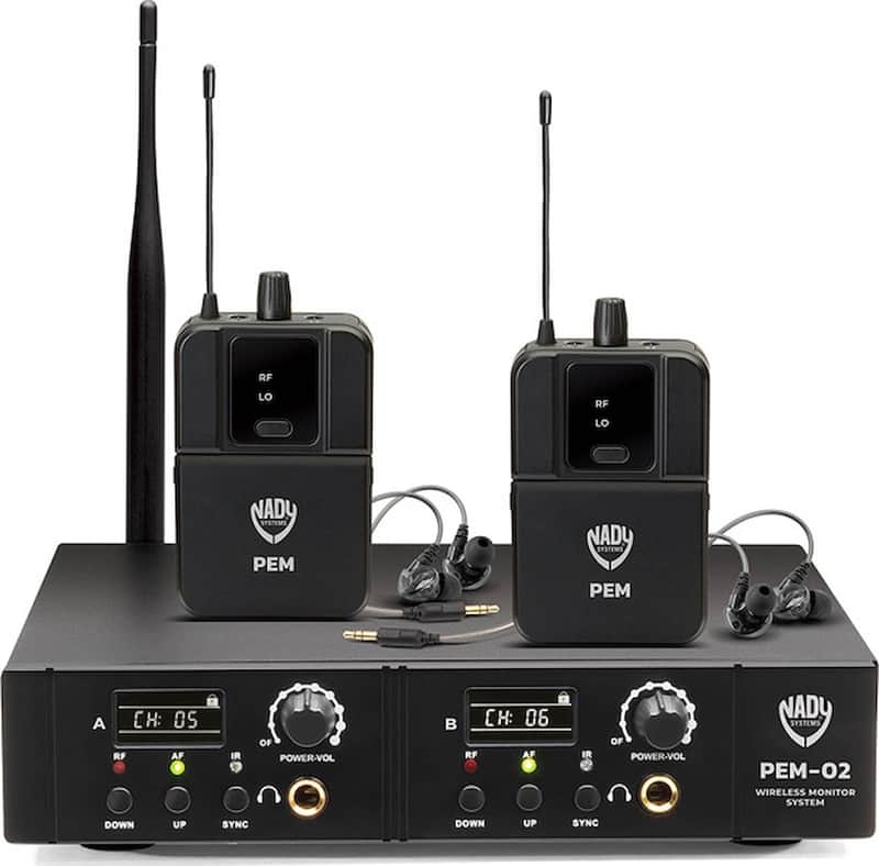 Nady PEM-02 Dual Channel Wireless IEM System image 1