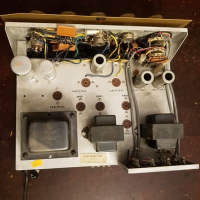 Knight 28 Watt Stereo Integrated Tube Amp EL84 40 Watt Max Hi-Fi KN735 KN-735 1962 image 2