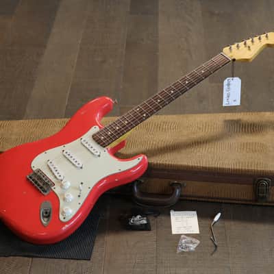 2017 Nash Guitars S-63 w/ Lollar Pickups Electric Guitar Fiesta Red + OHSC image 1
