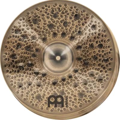 Meinl Pure Alloy Extra Thin Hammered Hi-Hat Cymbals, 15" image 1