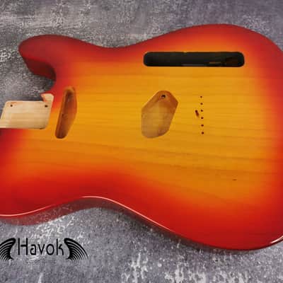 TL Body With Contours 3 Piece Alder, Sienna Burst, Custom T-Style Body, Vintage Guitar Part, Guitar DIY Building Kit, image 2