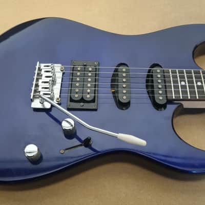 Squier Showmaster HSS Electric Guitar Reverse Headstock in Stratocaster Strat image 2