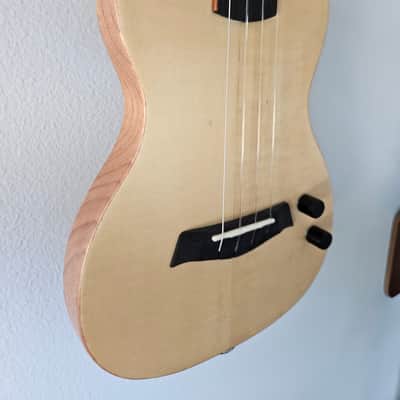 Kala Solid Body Electric Flame Maple Tenor Ukulele image 7