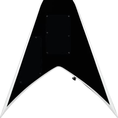 Jackson Pro Series Signature Wes Borland King V KV Black w/White Bevels w/bag image 3