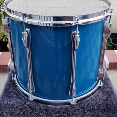 Yamaha Recording Custom 14x12 Tom 1990's - Cobalt Blue image 4