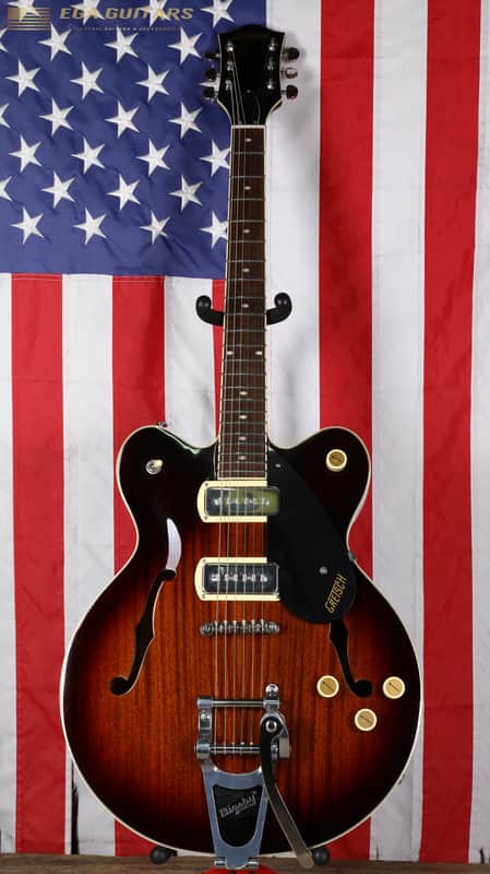 Gretsch G2622-P90 Streamliner Center Block Double-Cut P90 with V-Stoptail - Havana Burst image 1